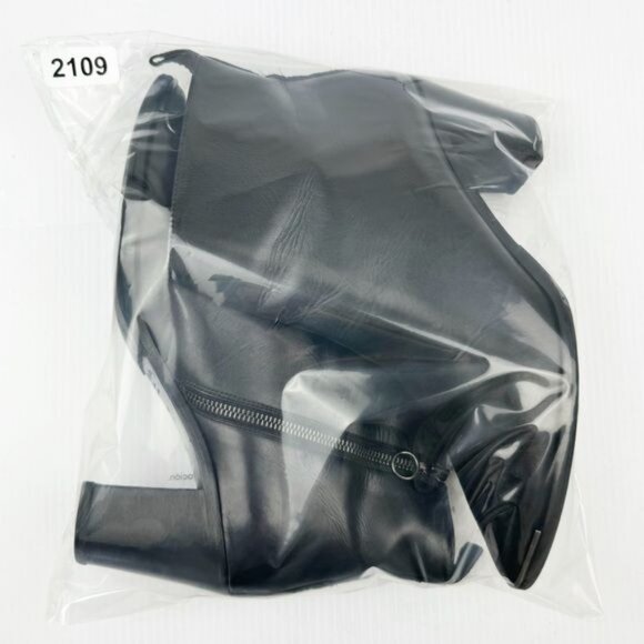 ACNE STUDIOS LOMA BLACK LEATHER ANKLE BOOTS 9.5 - Picture 10 of 11